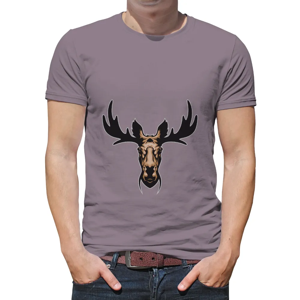 Majestic Moose T-Shirts Custom: Nature's Guardian|wildlife t shirt online