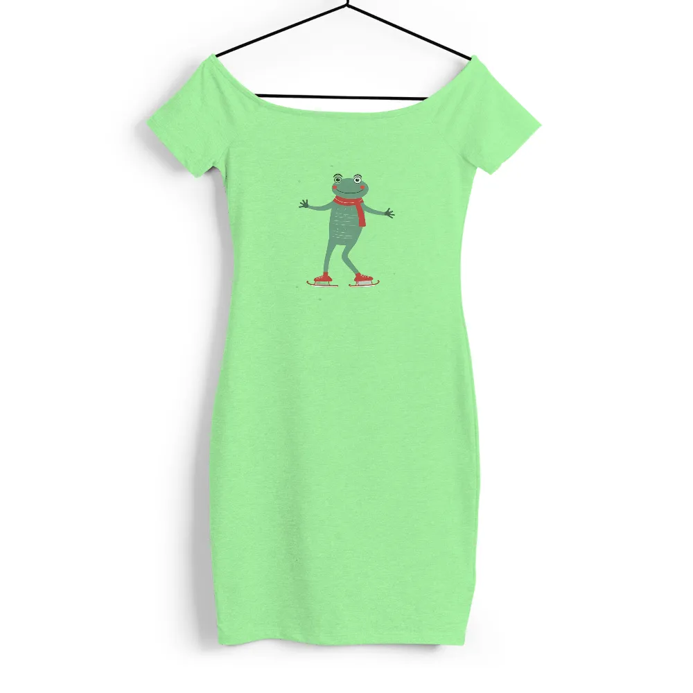 Tee Shirts Printed: Freddie the Ice Skating Frog|winter is coming t shirt women's