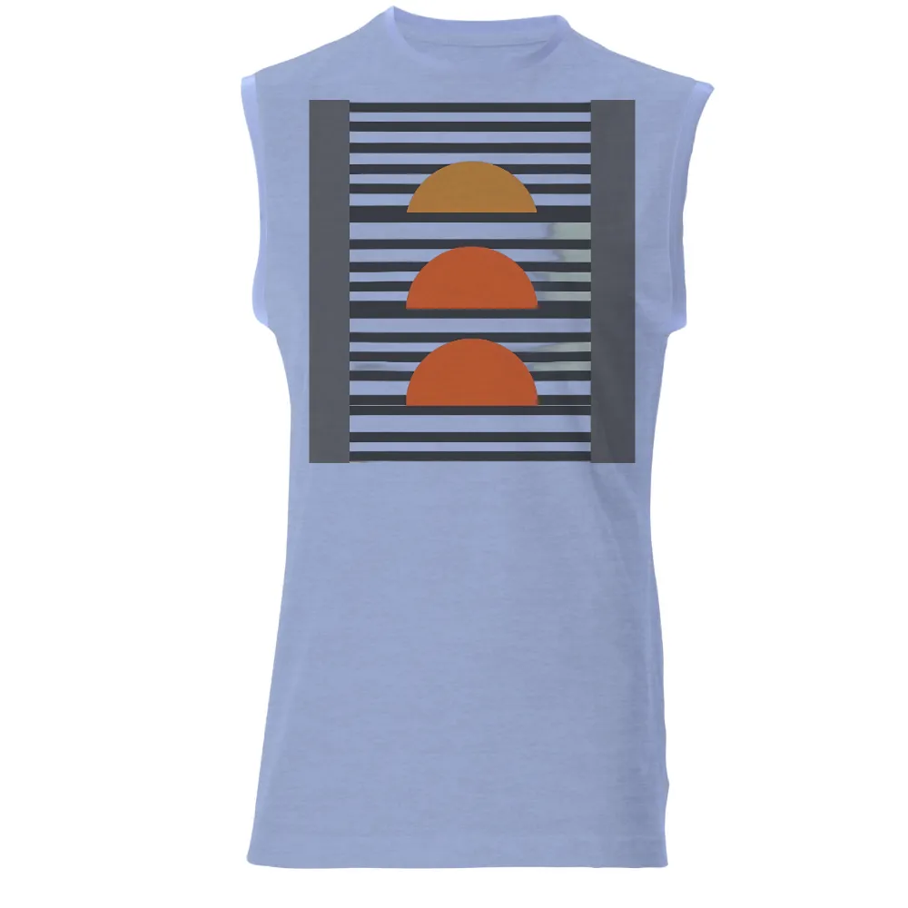 Customized Tee Shirts: Sunset Through Blinds - Minimalist Art|natural light seltzer shirt