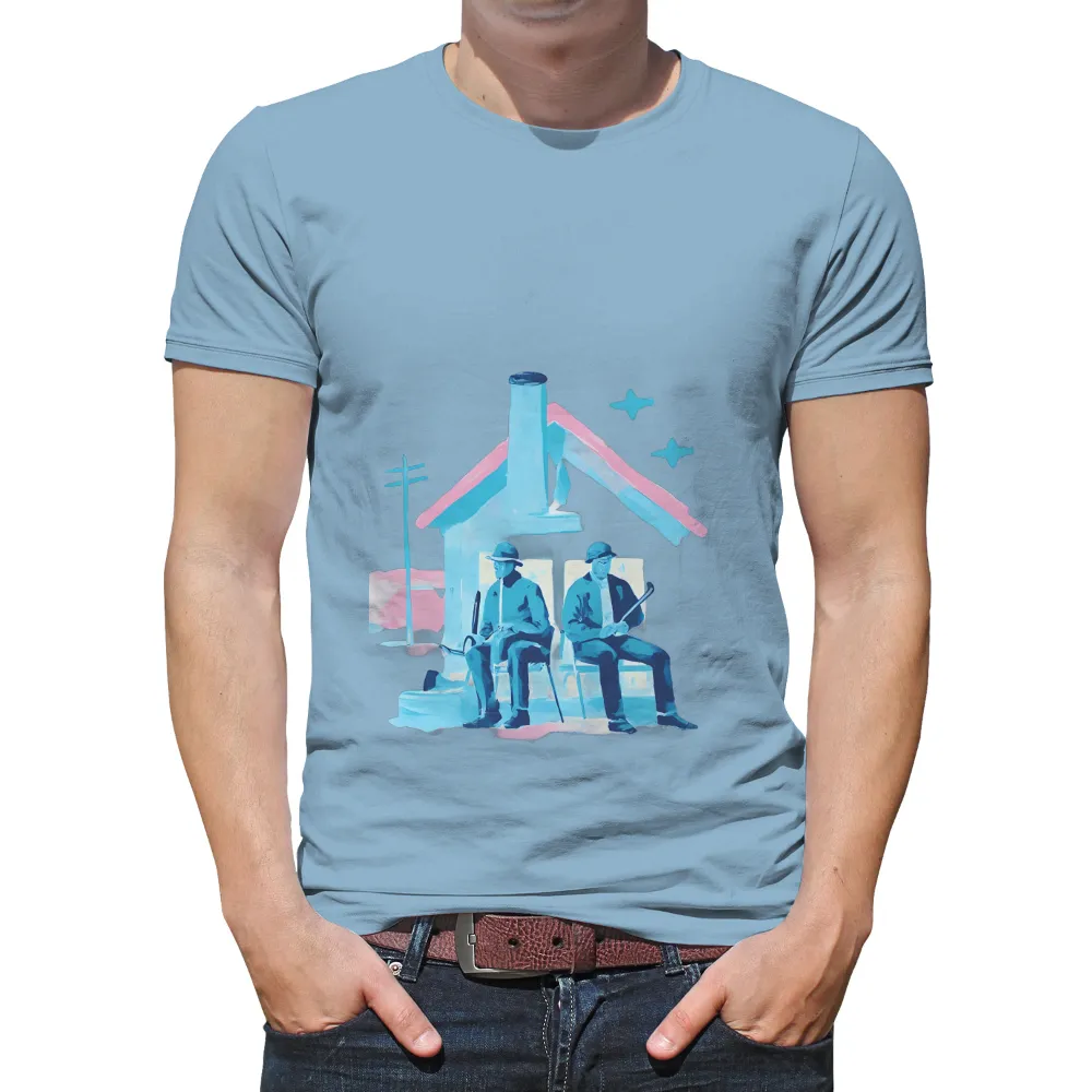 Nostalgic Design: Elderly Gentlemen in Pastel Minimalism|house targaryen shirt hot topic