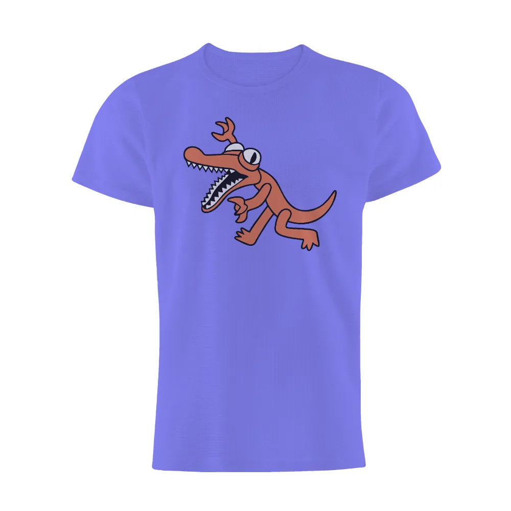 Custom T-Shirt Printing: Whimsical Dragon-Lizard Adventure|t shirt roblox white