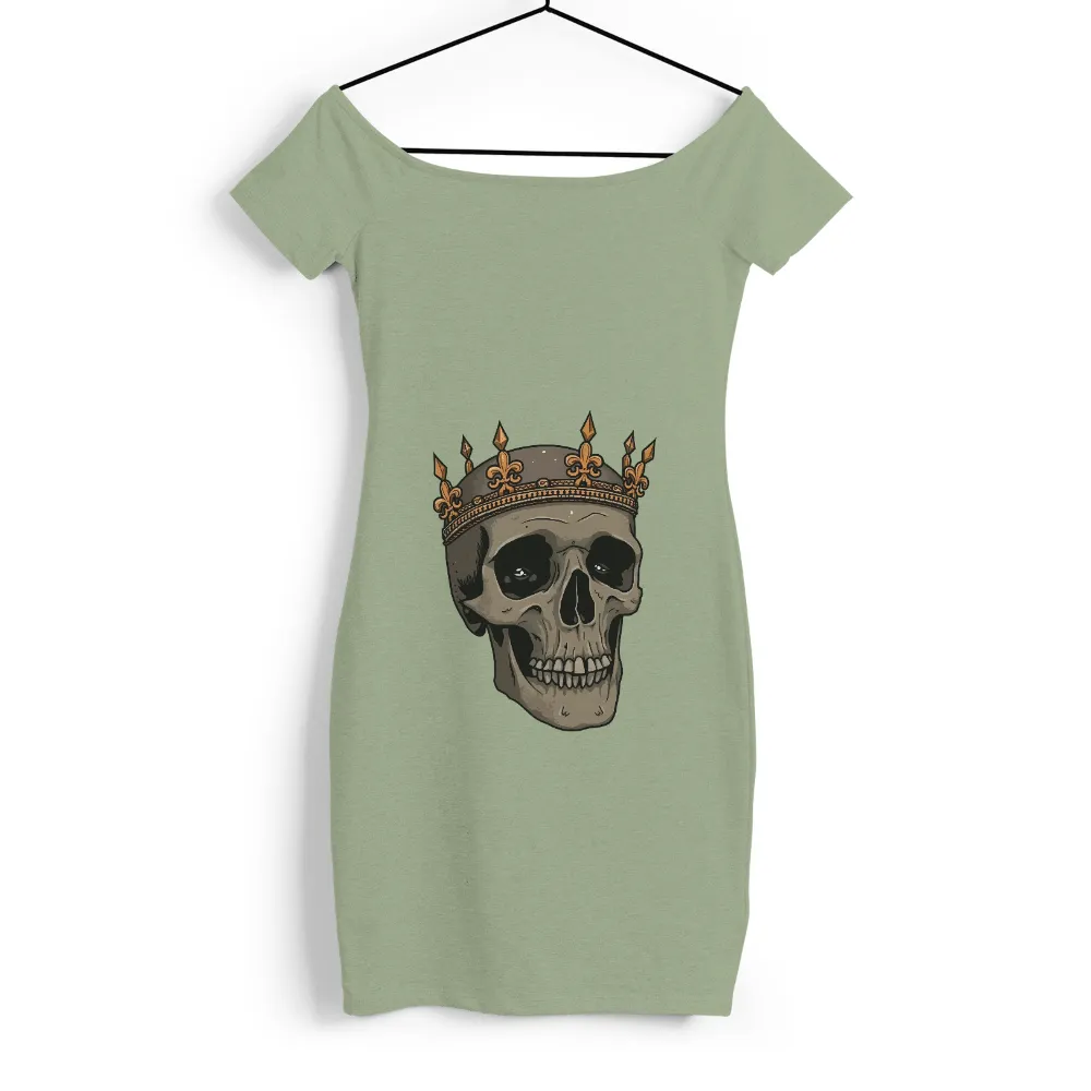 Customized Tee Shirts: Eternal Sovereign - Skull Crown Design|owen power