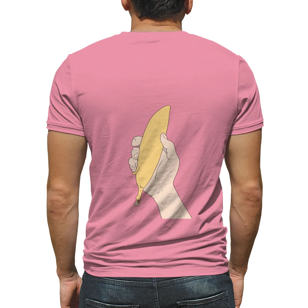 Tee Shirt Printing: Quirky Banana Hand Design|5sos merch take my hand