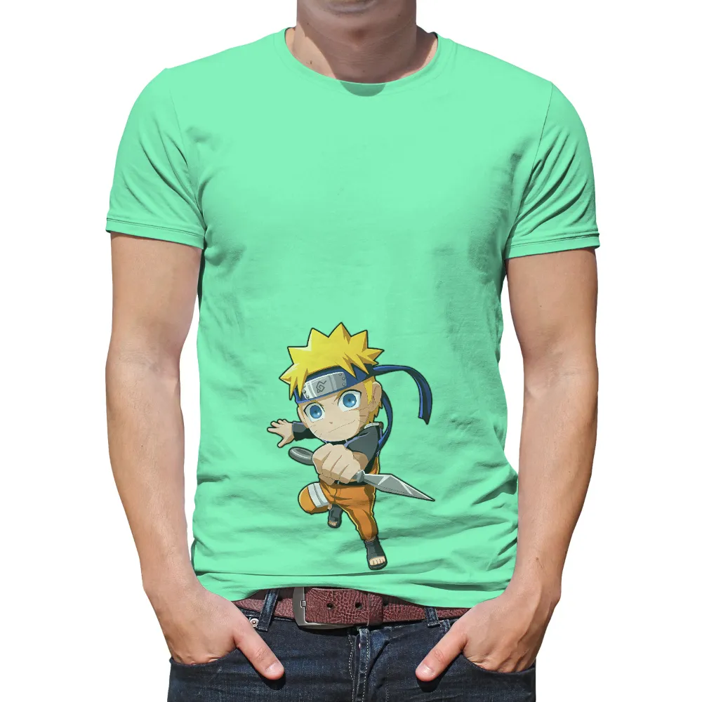 Graphic Tees: Naruto's Determination - Anime Inspired Design|naruto no shirt