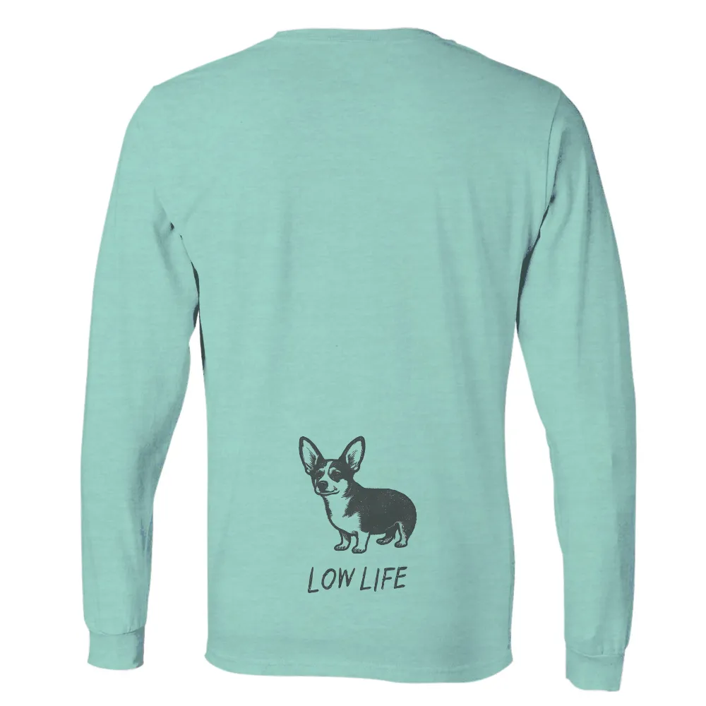 Tee Shirts Printed: Corgi LOW LIFE - Funny & Vintage Design|biggie smalls vintage