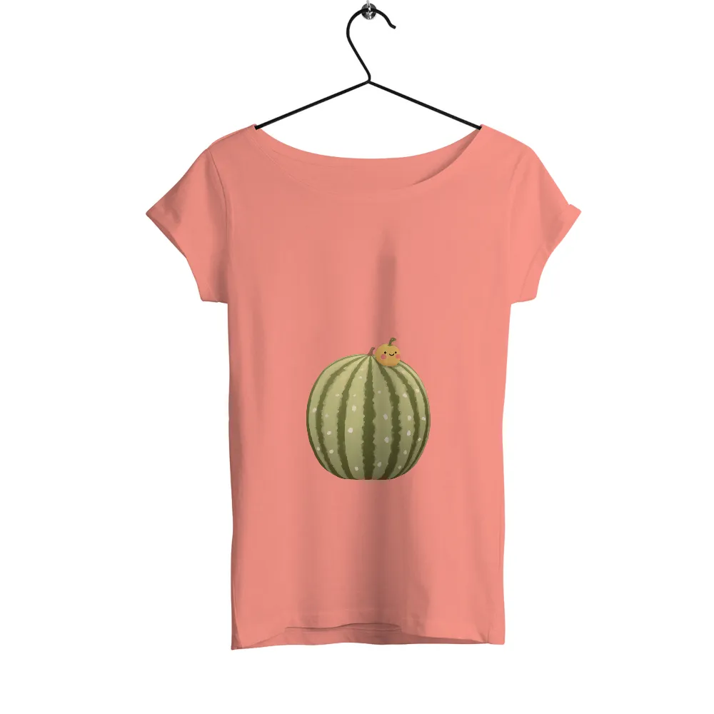 Graphic Tees: Cheerful Melo on Watermelon Throne|summer season full sleeve t shirt