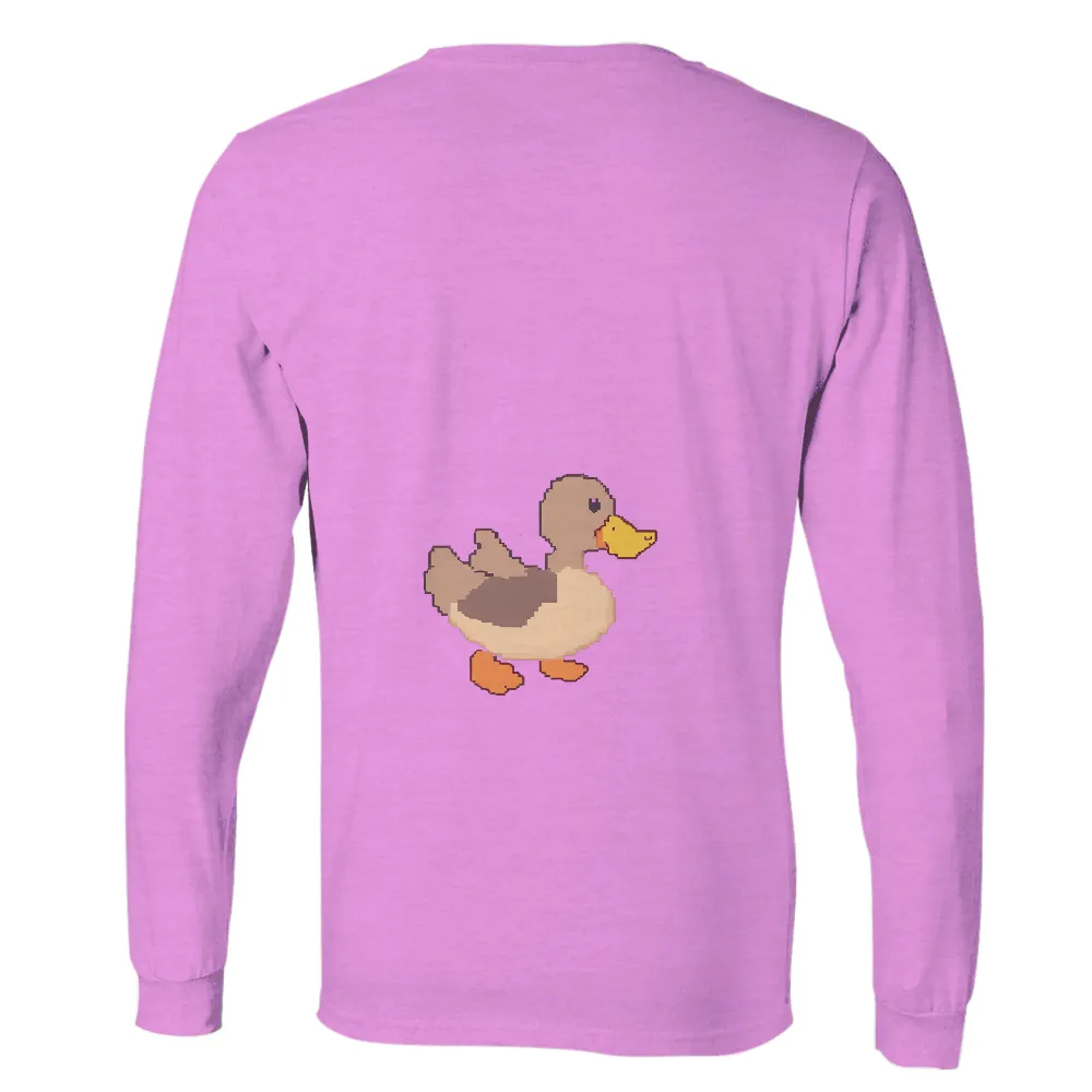 T-Shirts Pattern: Pixel Duck - Artistic Nostalgia|video game valentine shirt