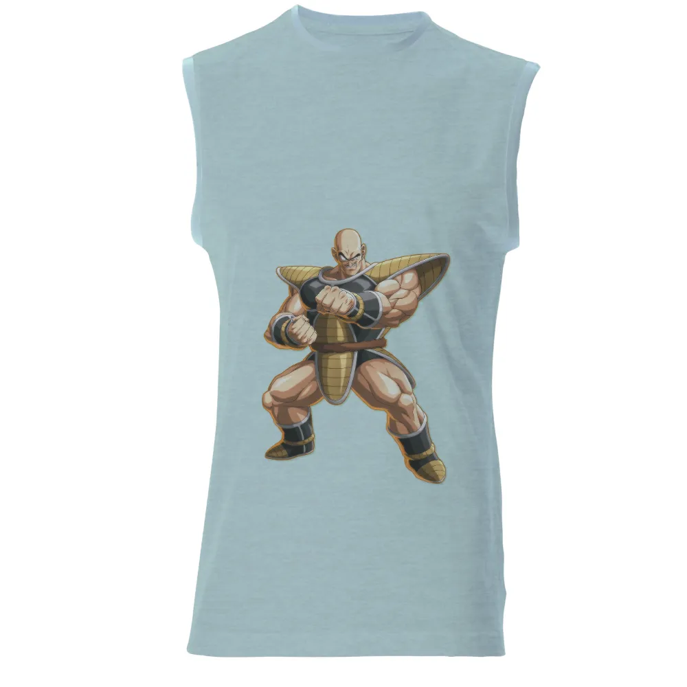 T-Shirt Printing: Nappa - The Saiyan Warrior of Strength and Determination|mario strikers battle league shirt