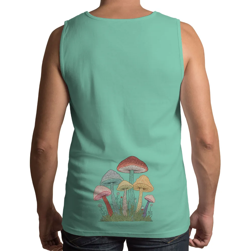 Tee Shirts Printed: Magical Mushrooms in the Forest|nottingham forest home shirt 22 23