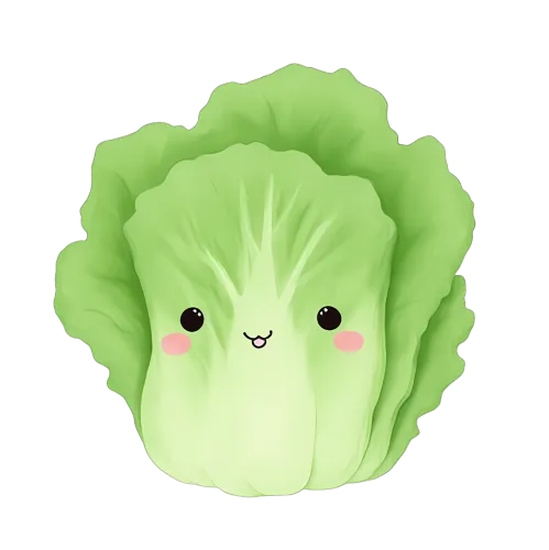 Custom Tee Shirts: Spread Joy with Cute Lettuce Character