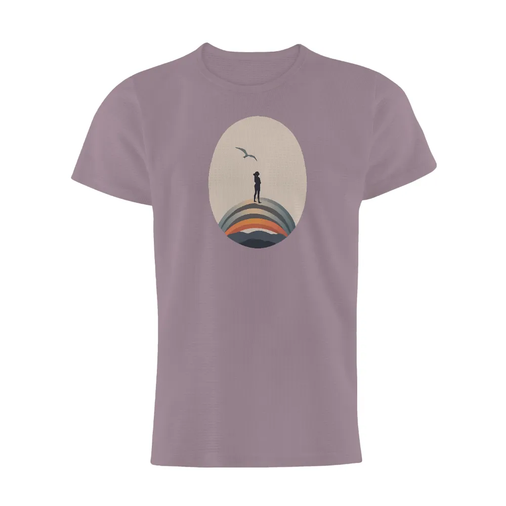 Custom Tee Shirts: Journey Through the Rainbow - Personal Growth and Self-Discovery|dickies rainbow shirt