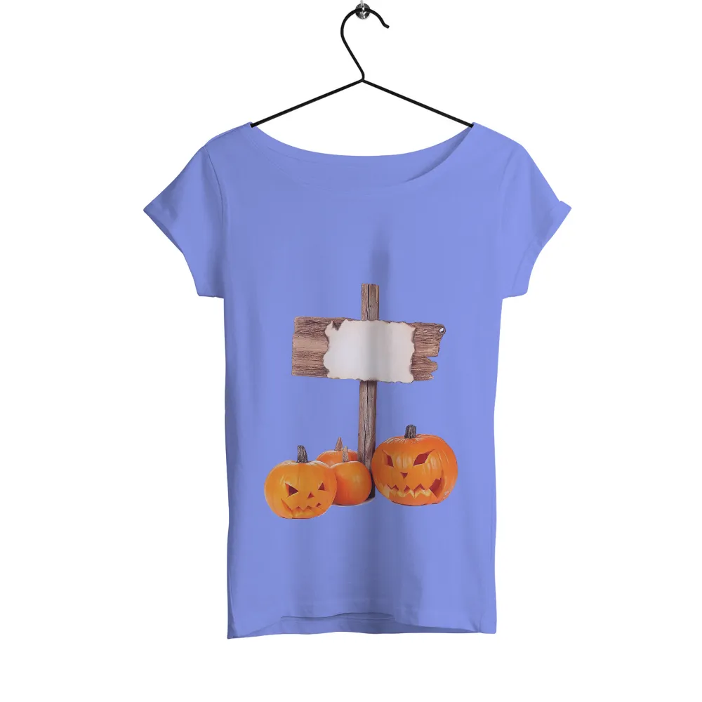 Halloween Pumpkin Signpost T-Shirt Printing: Celebrate the Magic of Autumn|bleached halloween shirts dollar tree