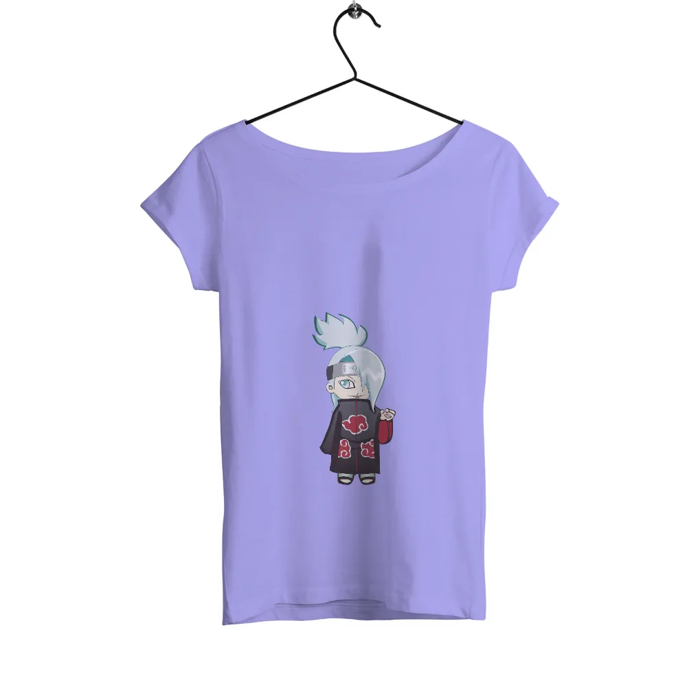 TShirt Printing: Chibi Kakashi - Anime Minimalist Design|mikan cosplay shirt