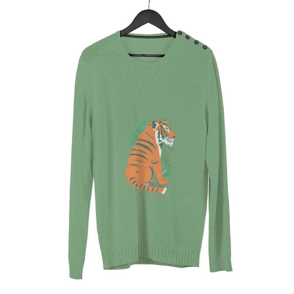 Majestic Tiger Artwork: Wildlife, Nature, and Strength Embodied|year of the tiger tee