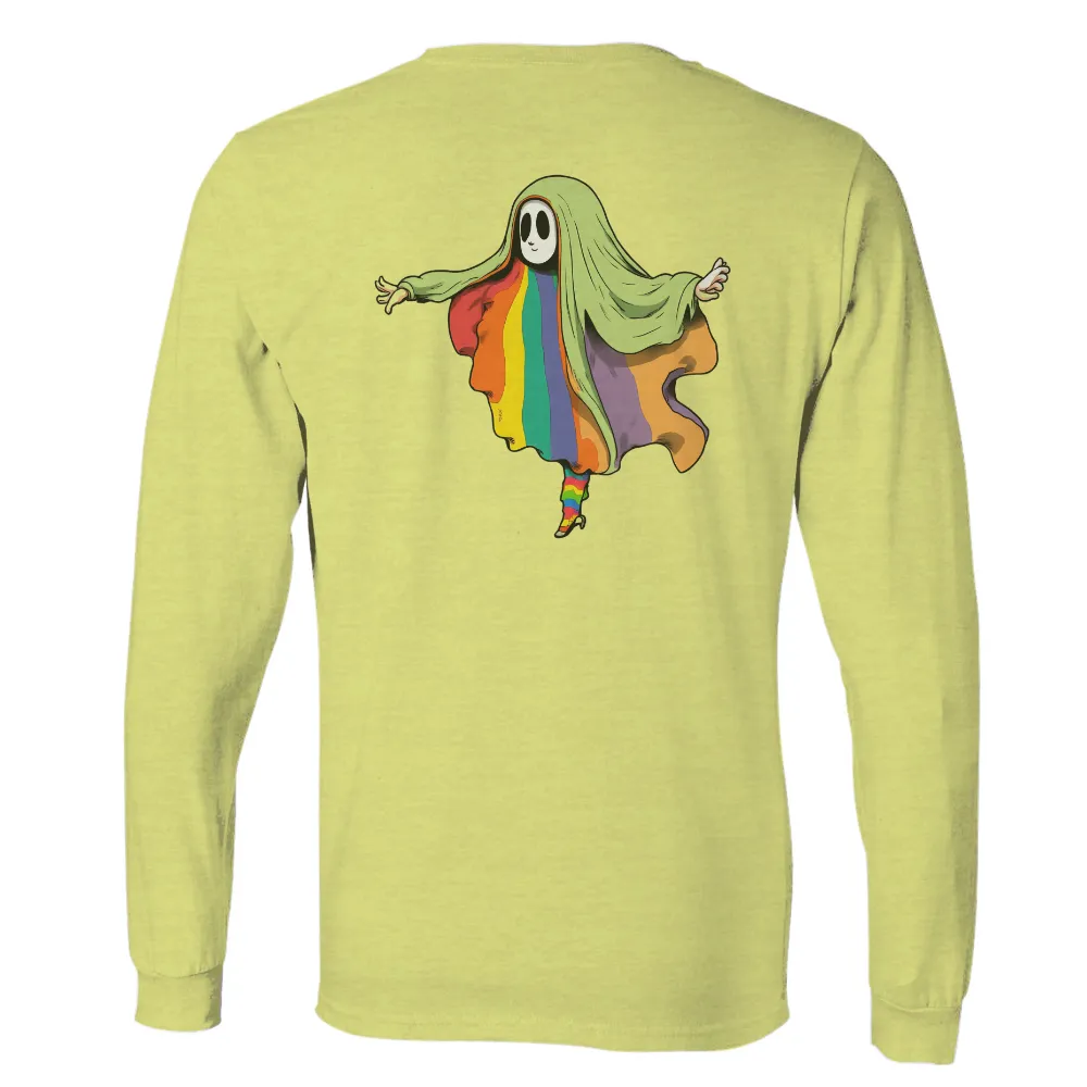 T-Shirts Design: Embracing Unity with Rainbow Ghost|rainbow panda shirt