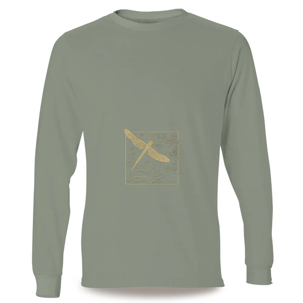 TShirt Printing: Dragonfly Serenity - Embrace Change and Growth|nhl games last night