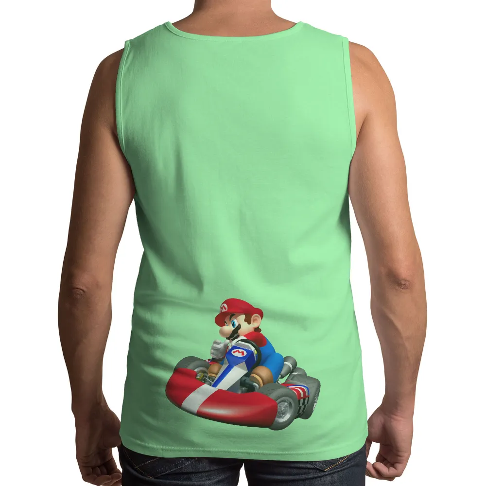 T-Shirts Custom: Mario Go-Kart Adventure - Gaming Pop Culture|yanderedev mario shirt