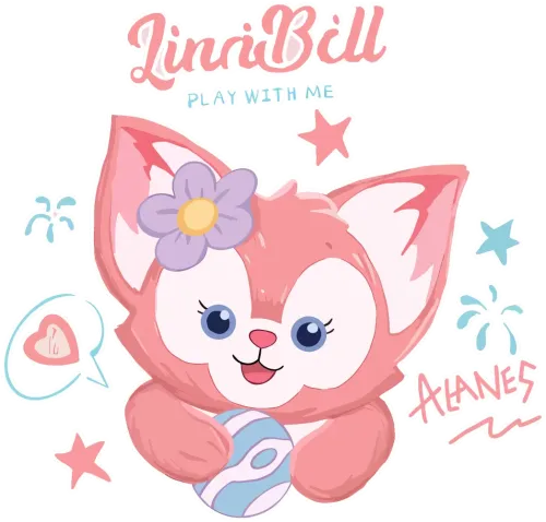 Customized Tee Shirts: Playful Fox LinriBill - Anime, Childhood Joy