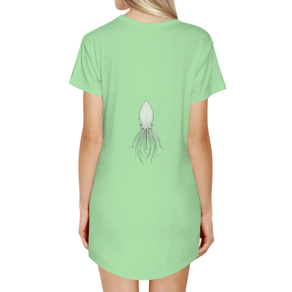 Giant Squid T-Shirts Design: A Tribute to Ocean Mysteries|sublimation t shirt design online