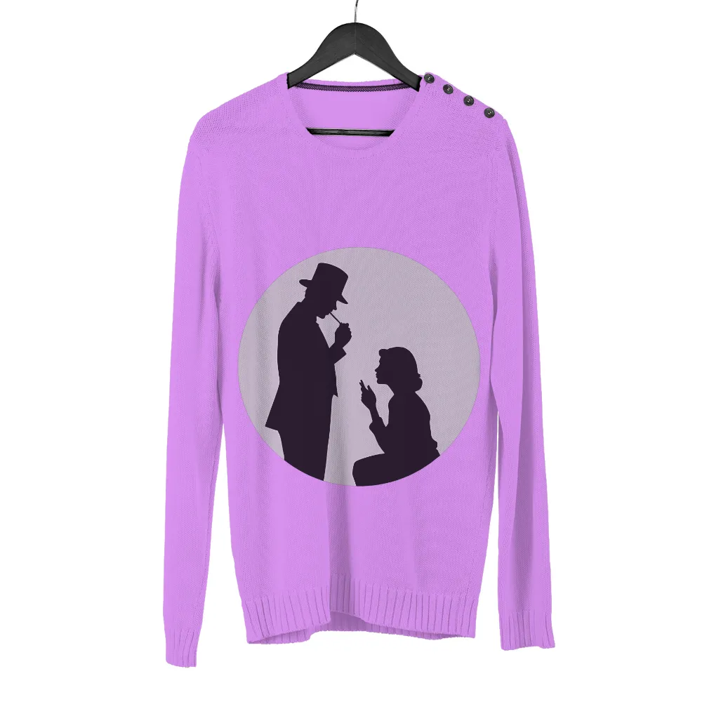 T-Shirts Design: Vintage Detective Silhouette - Noir Mystery|2k23 hardwood classic jersey