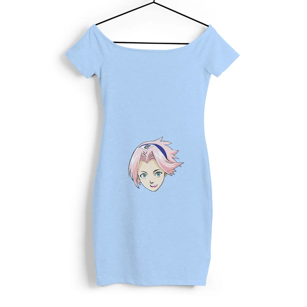 TShirt Design: Sakura Haruno Minimalist Anime Art|naruto t shirt youth