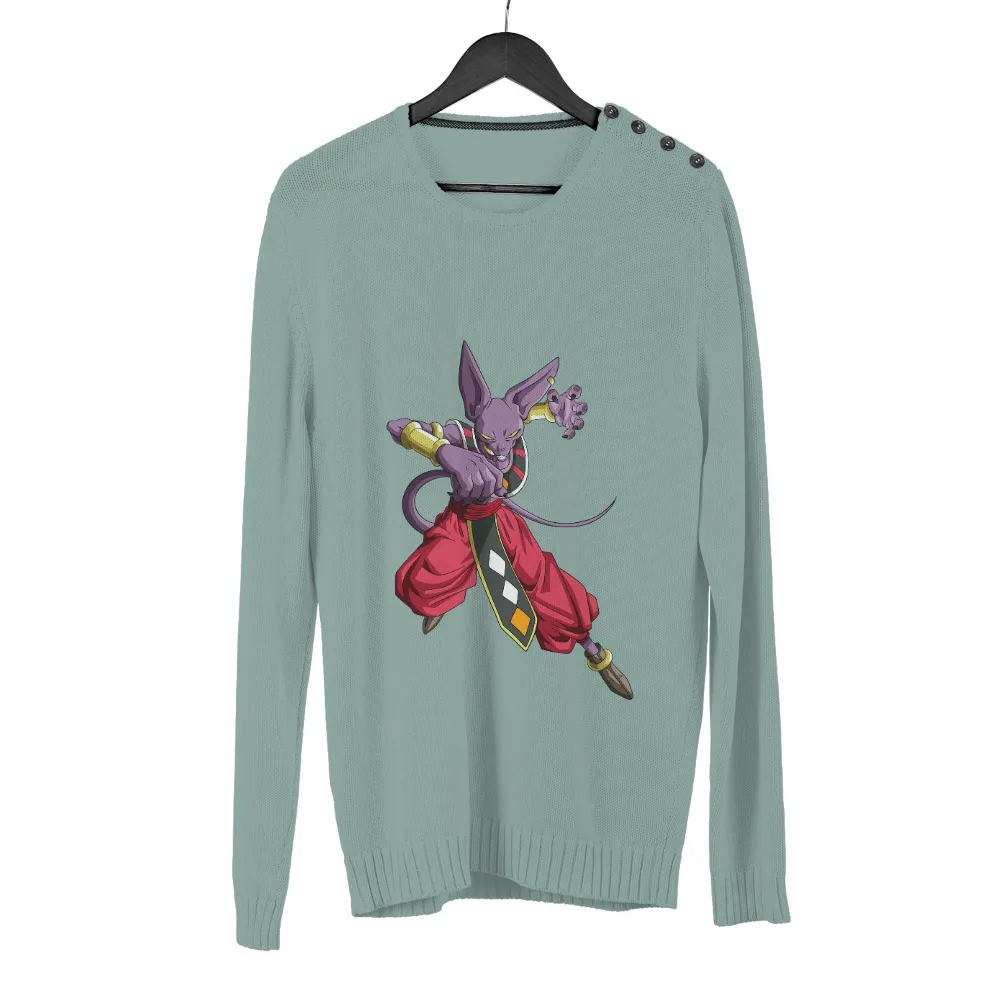 TShirt Design: Beerus - God of Destruction|dragon ball z nba t shirt