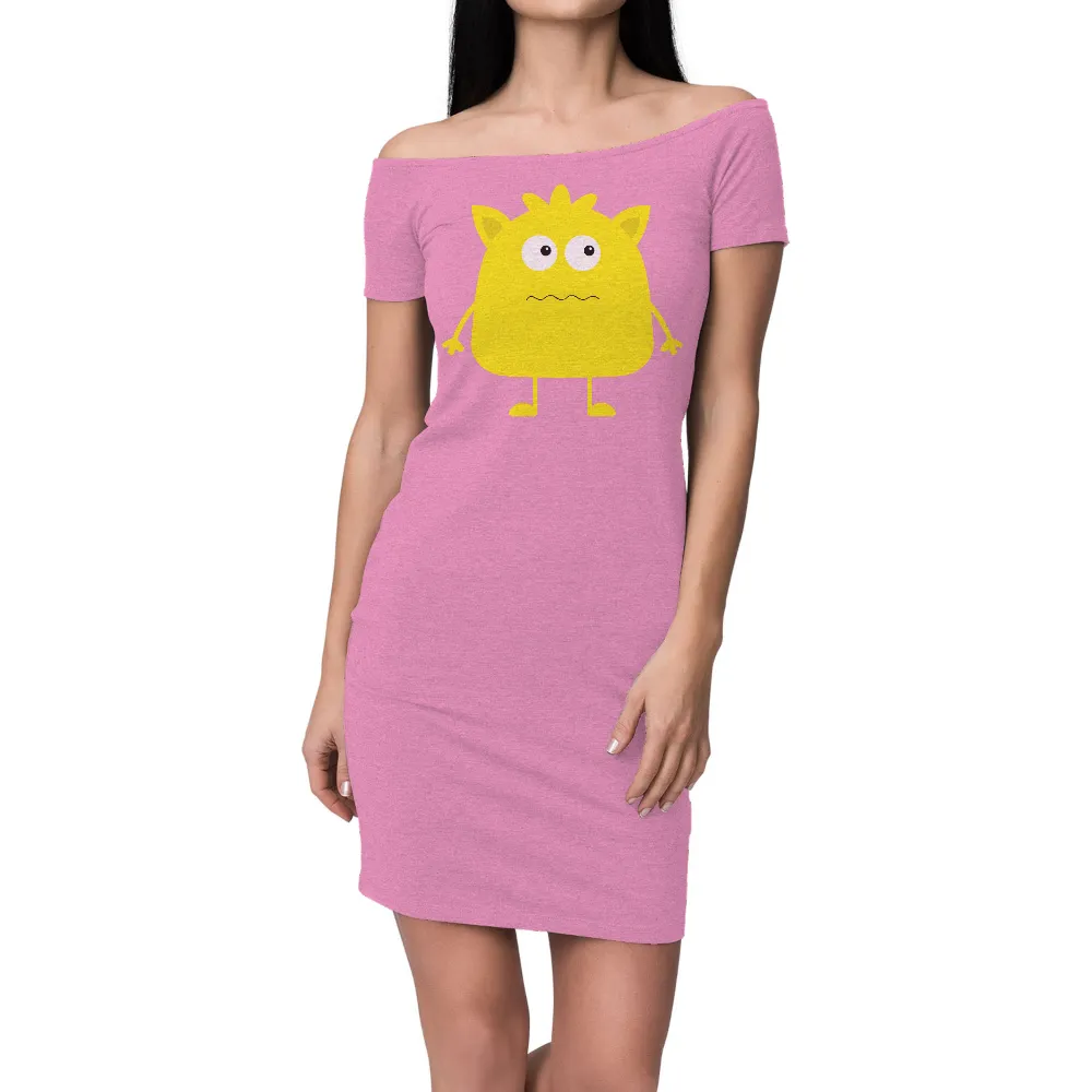 TShirt Printing: Embrace the Unknown with Zippy the Yellow Monster|roblox cute t shirt pink