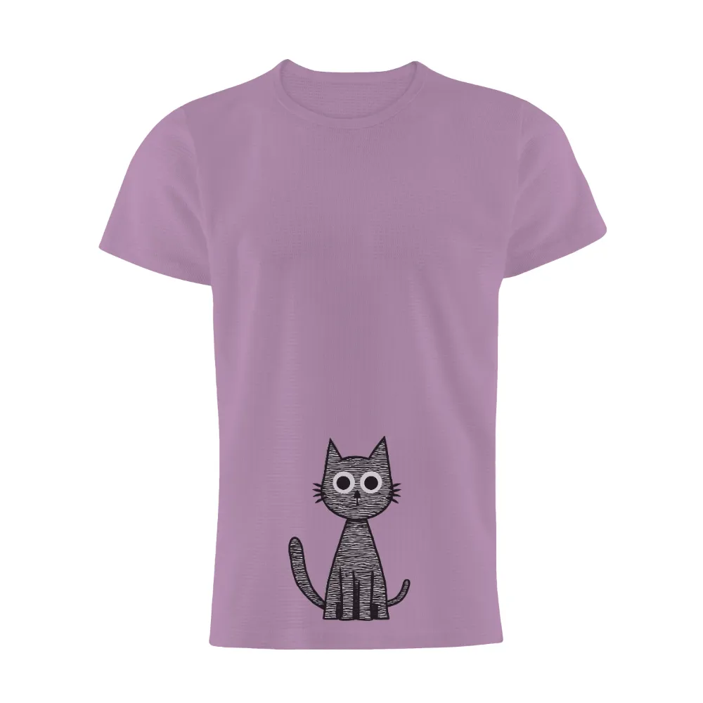 T-Shirts Design: Embrace Your Uniqueness with Whiskers the Cat|cat fathers day shirt