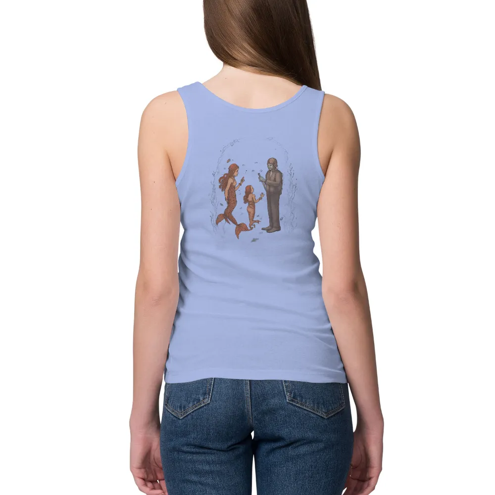 Custom T-Shirt Printing: Mermaids and the Diver - Artistic Fantasy Design|you re killin me smalls family shirts