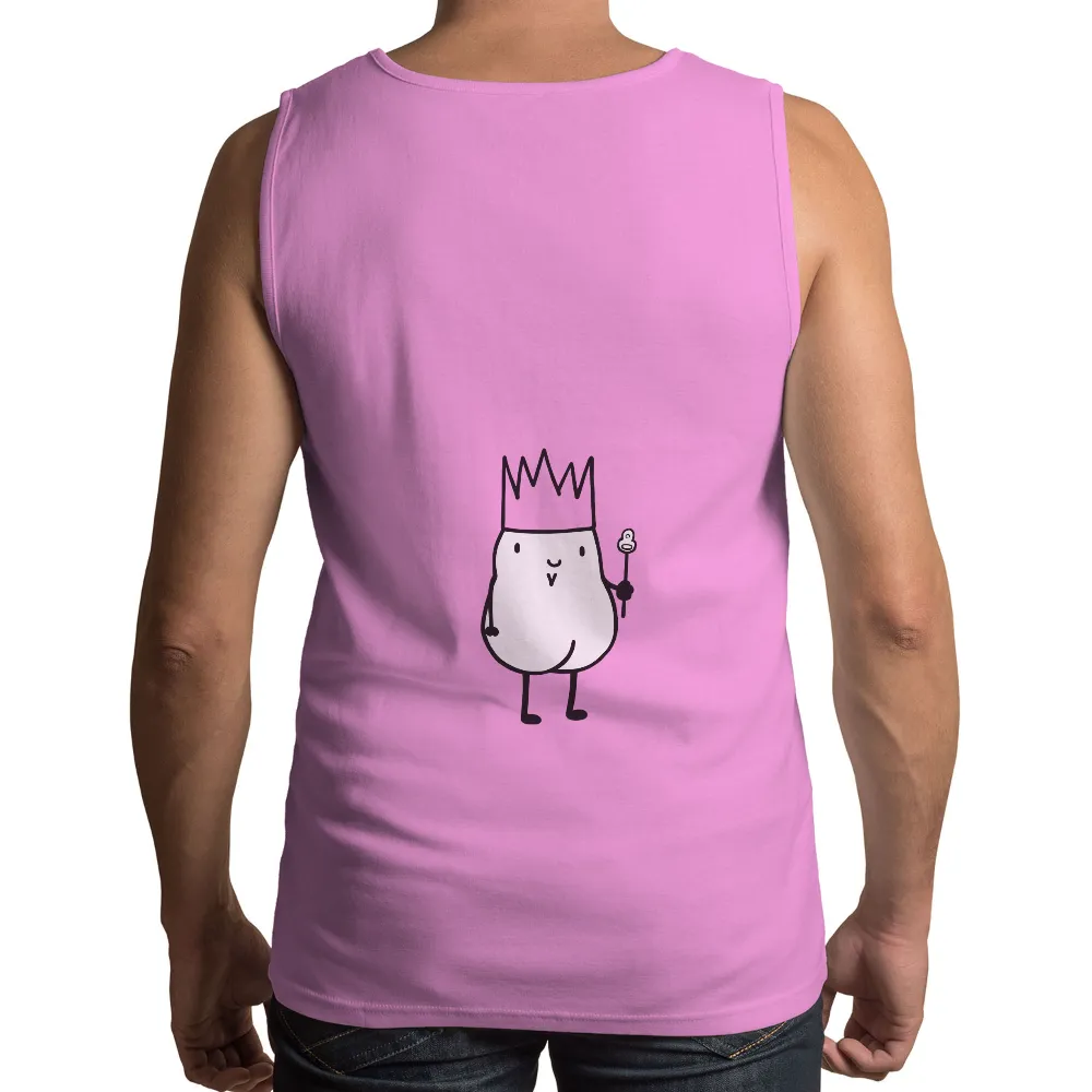 Shirts Graphic Tees: The Whimsical King Potato - Funny & Quotes|love peace skeet cheese shirt