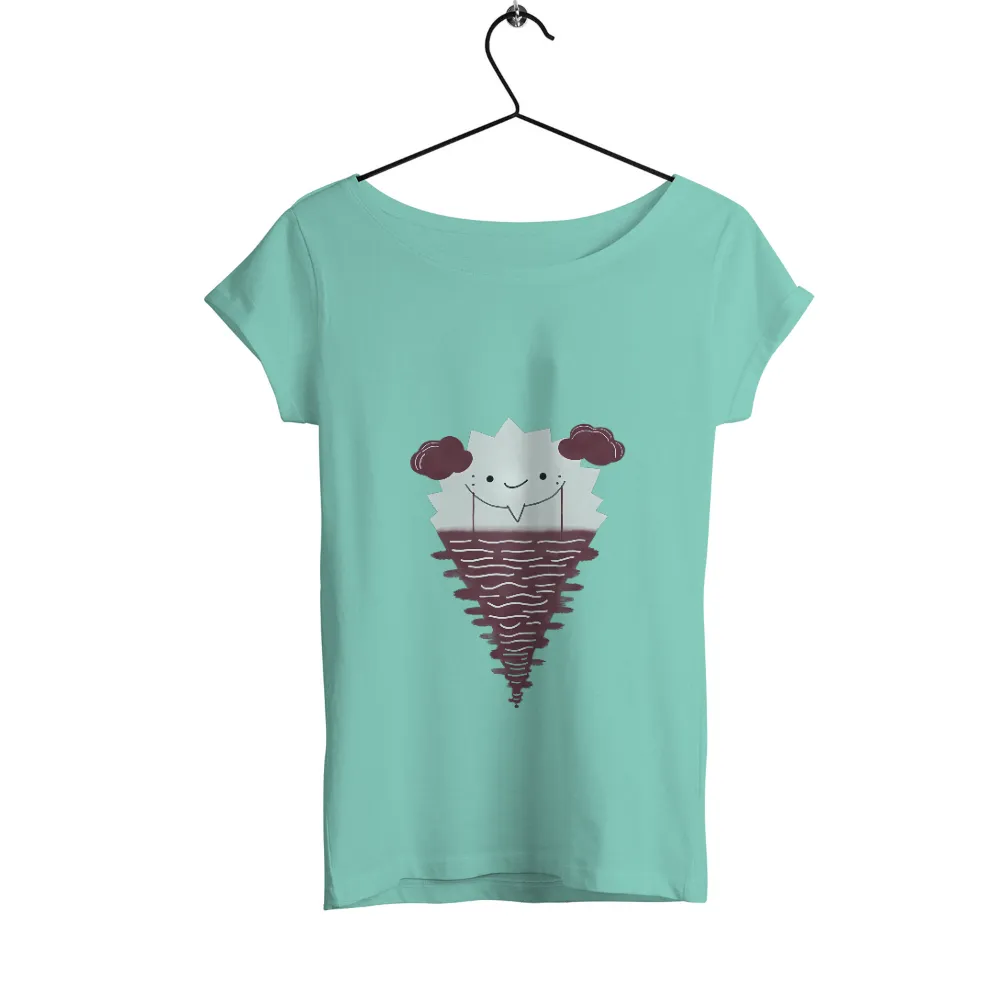 TShirt Printing: Whimsical Cloud and Waves Friendship Design|banksy joy millward