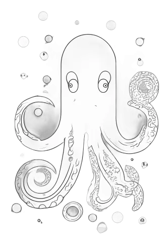 Graphic Tees: Ollie the Octopus - Artistic Ocean Mysteries