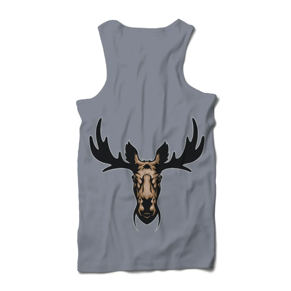 Majestic Moose T-Shirts Custom: Nature's Guardian|bear with deer antlers t shirt