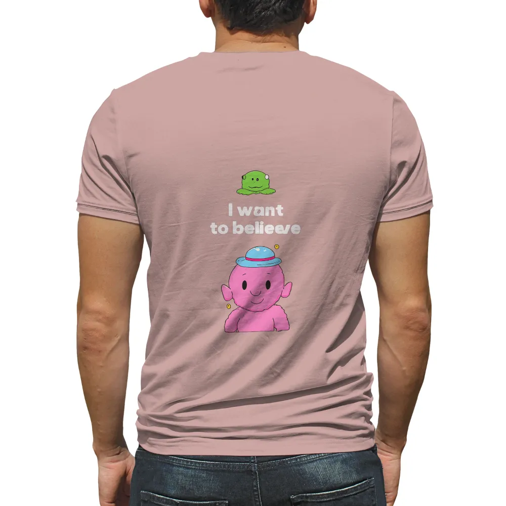 T-Shirts Design: I Want to Believe - Whimsical Adventure|adventure time star wars shirt