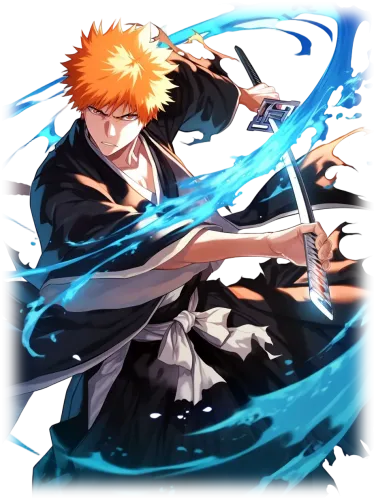 Ichigo Kurosaki in his Bankai form - bleach white ichigo