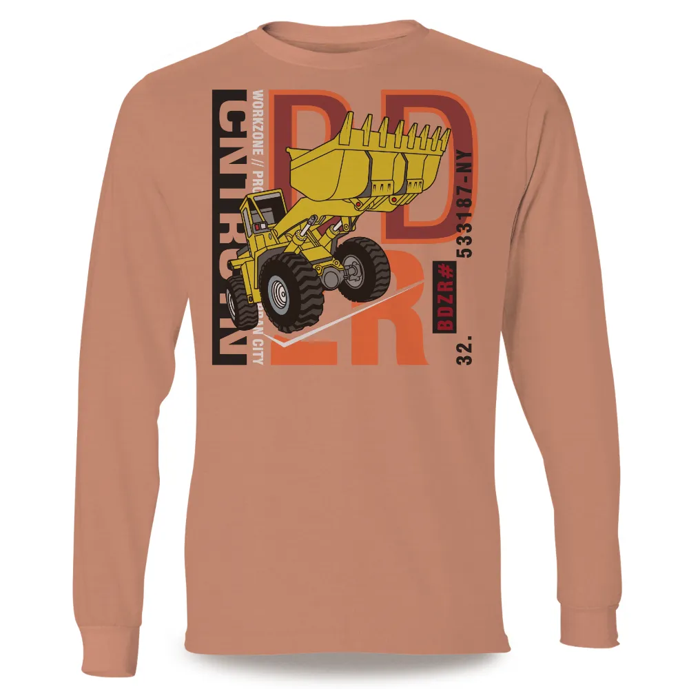 Graphic Tees: Bulldozer Power - Bold and Determined|red hot chilli peppers nude shirt