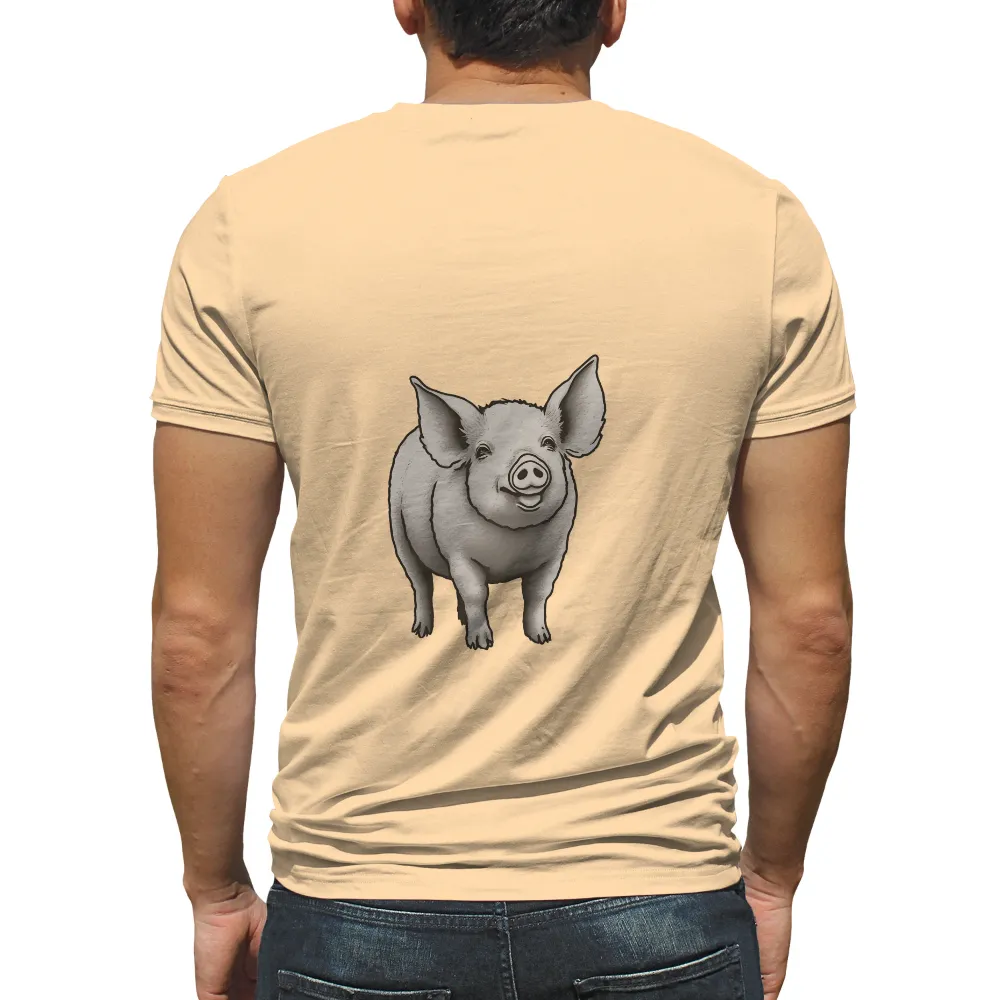 Shirts Graphic Tees: Percy the Happy Pig - Joyful Spirit|happy mother's day shirt ideas