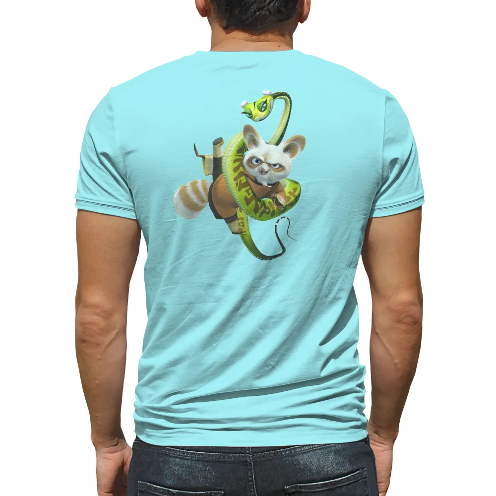 T-Shirts Custom: Kung Fu Friends - Vibrant Adventure|adventure time dancing with monsters shirt