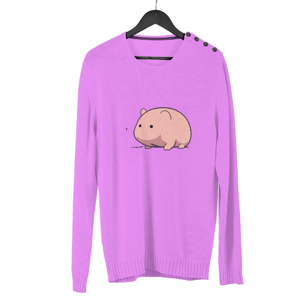 T-Shirt Printing: Simple Joys - Hamster Minimalist Design|cute white t shirt roblox