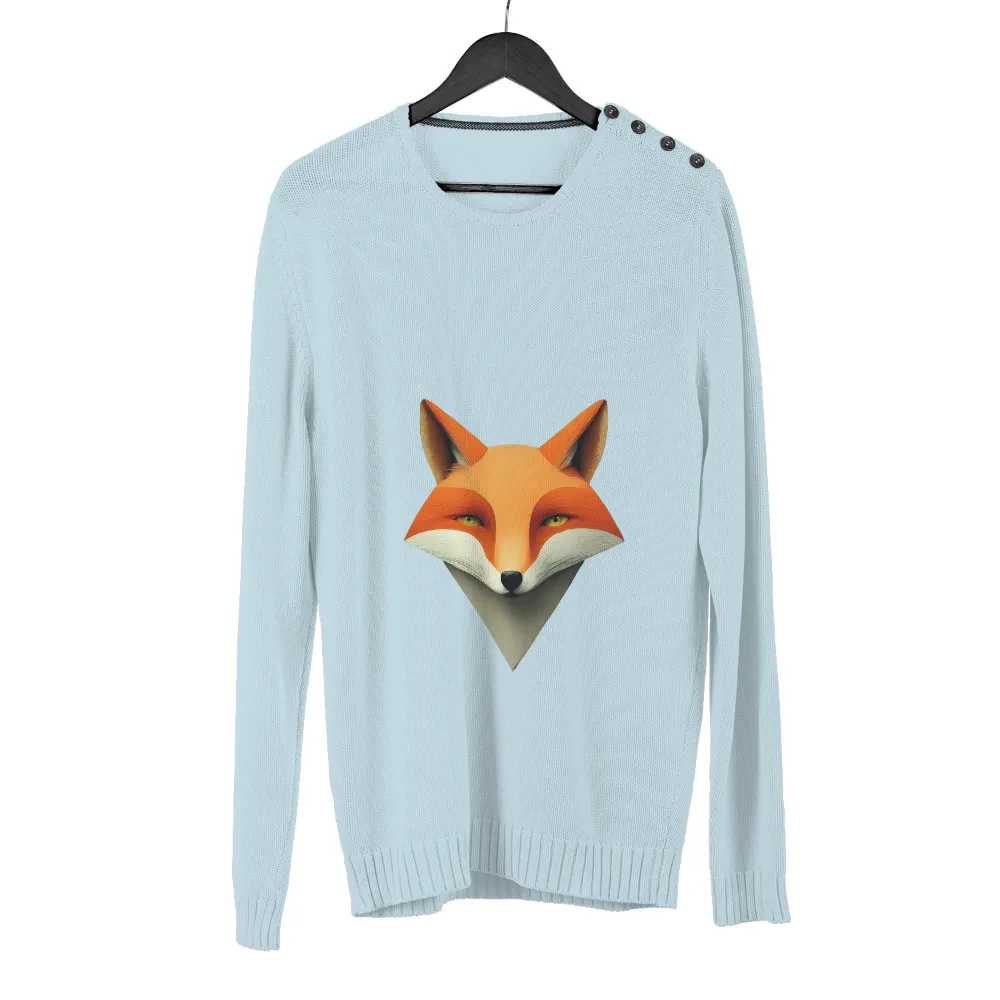 TShirt Printing: Wise Fox - Artistic Design Inspired by Nature|silk floral print shirt animal crossing