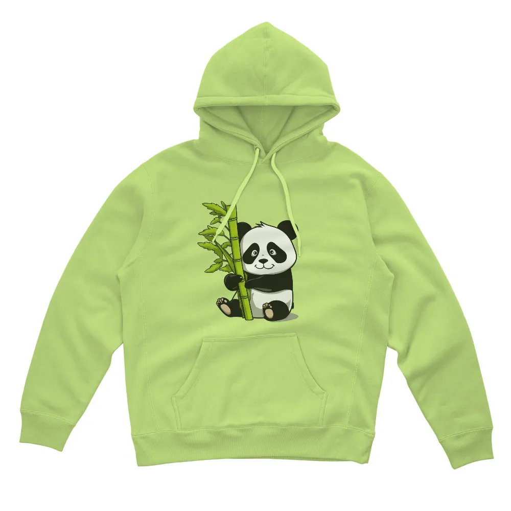 T-Shirt Printing: Panda Embracing Bamboo - Nature's Wonder|superman and wonder woman couple shirts