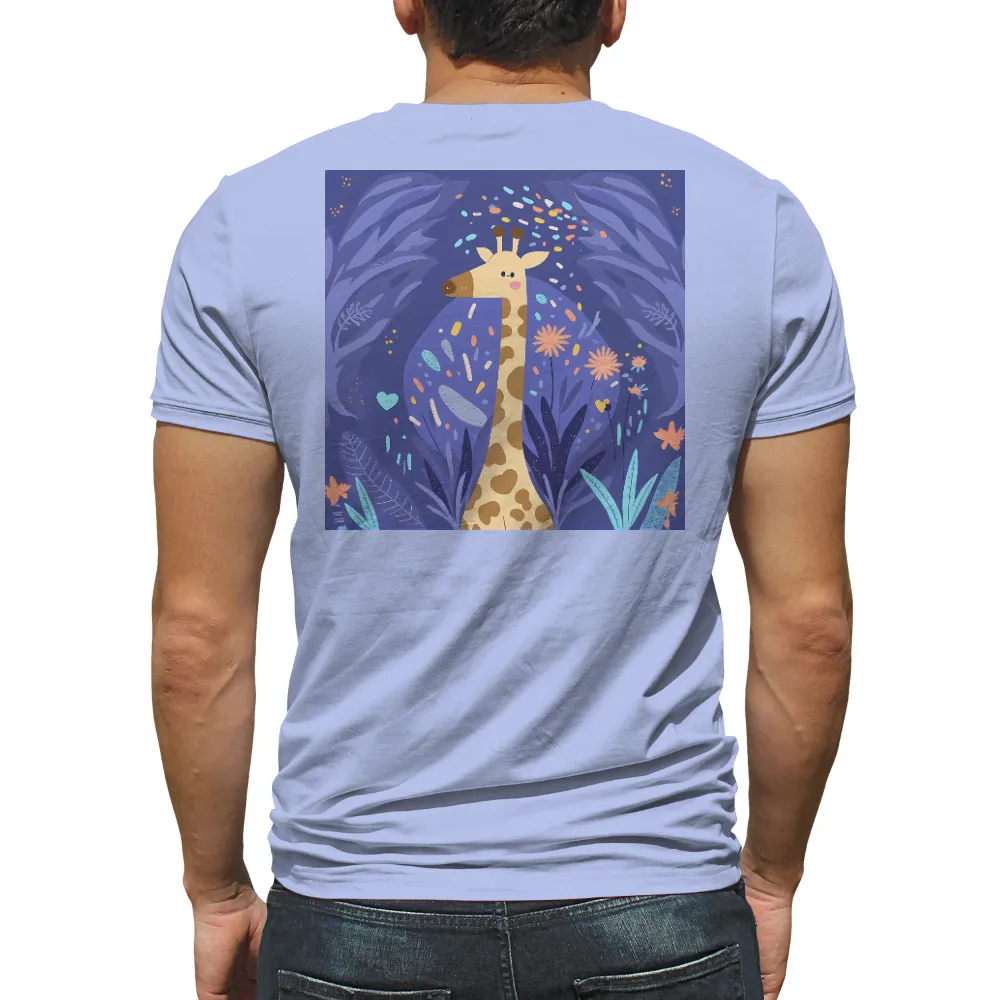 Graphic Tees: Enchanting Giraffe in a Whimsical Night|banksy joy millward