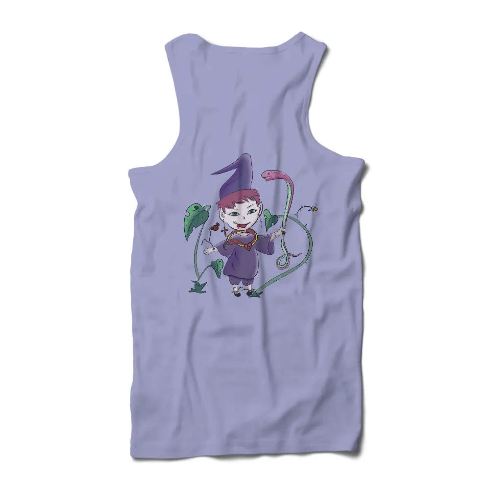 Customized Tee Shirts: Whimsical Witch Adventure with Serpent|adventure time star wars shirt