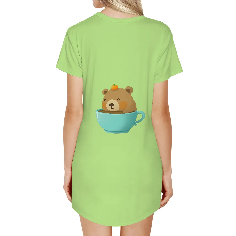 TShirt Printing: Cozy Bear in a Mug - Comfort and Joy|happy mothers day dog shirt