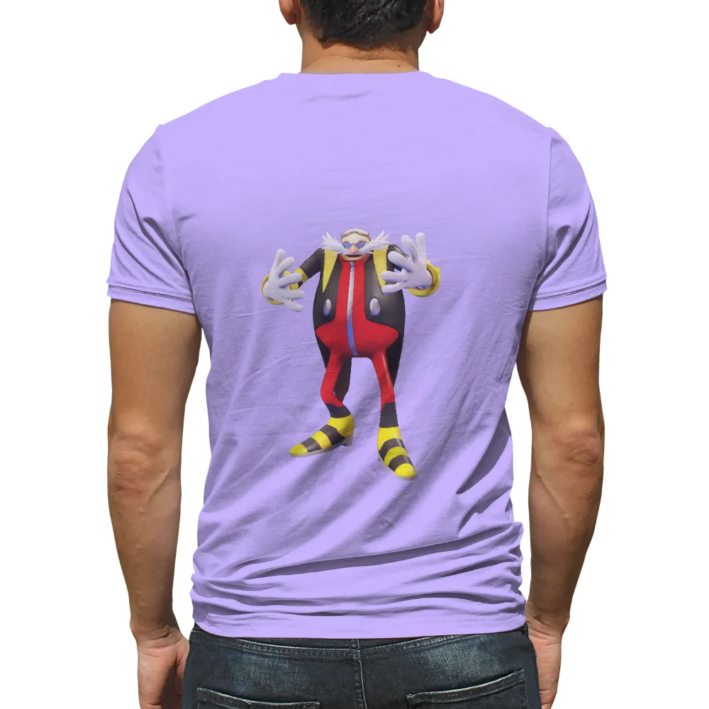 TShirt Design: Dr. Eggman - Iconic Villain from Sonic Series|stranger things sonic youth