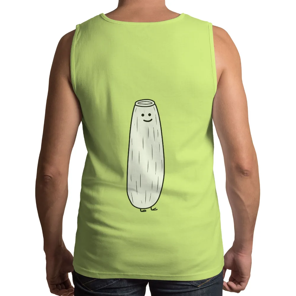 Tee Shirts Printed: Happy Zucchini - Minimalist Whimsical Design|simple shirts to sew