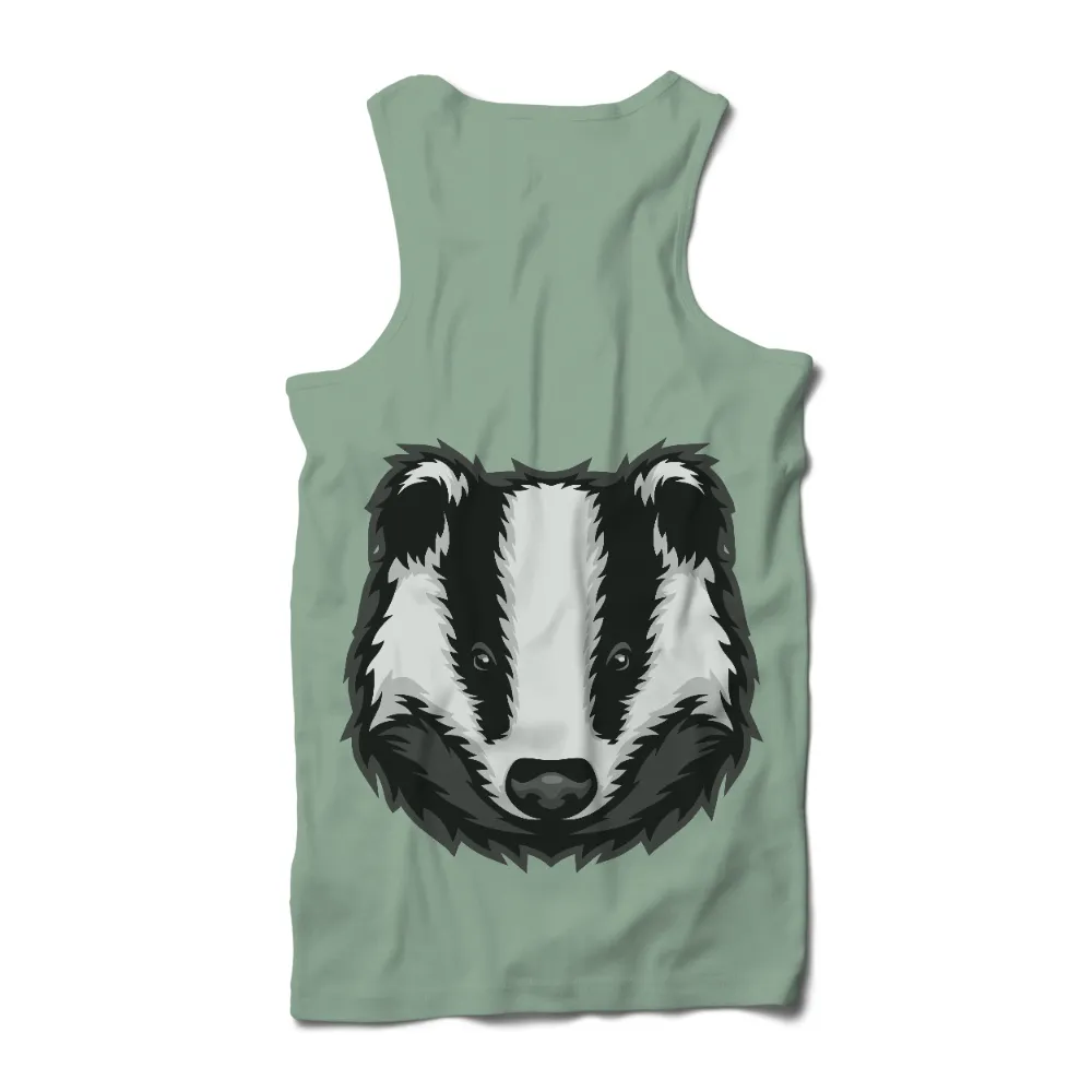 T-Shirts Custom: Thorne the Wise Badger - Artistic Designs|metal animal crossing shirt