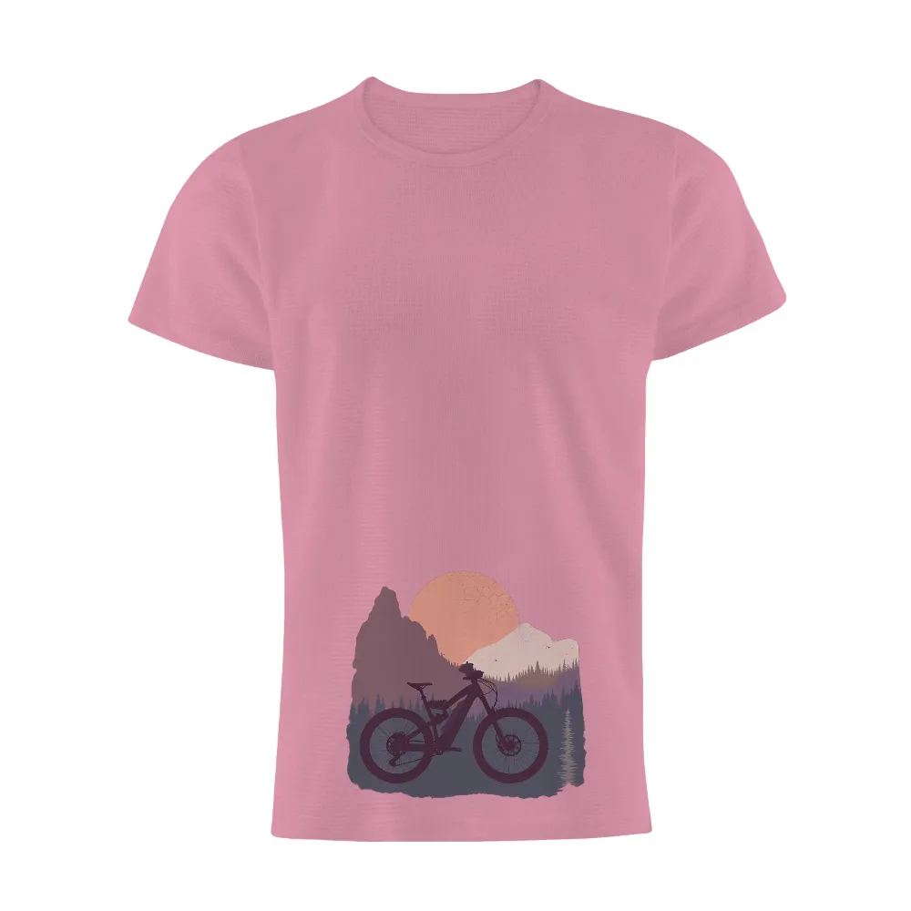 TShirt Design: Mountain Bike Adventure at Sunset|enes kanter freedom t shirt