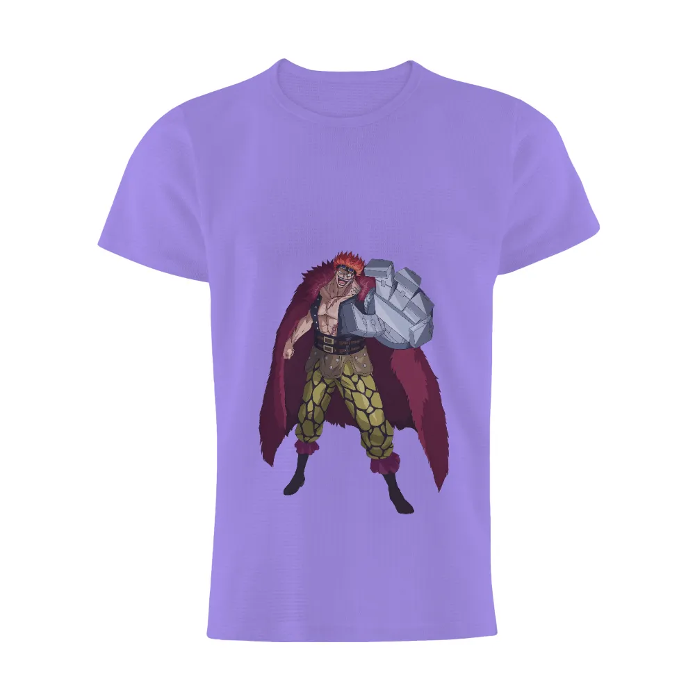 Franky TShirt Design: Strength and Resilience in Anime|bonney dries her shirt one piece