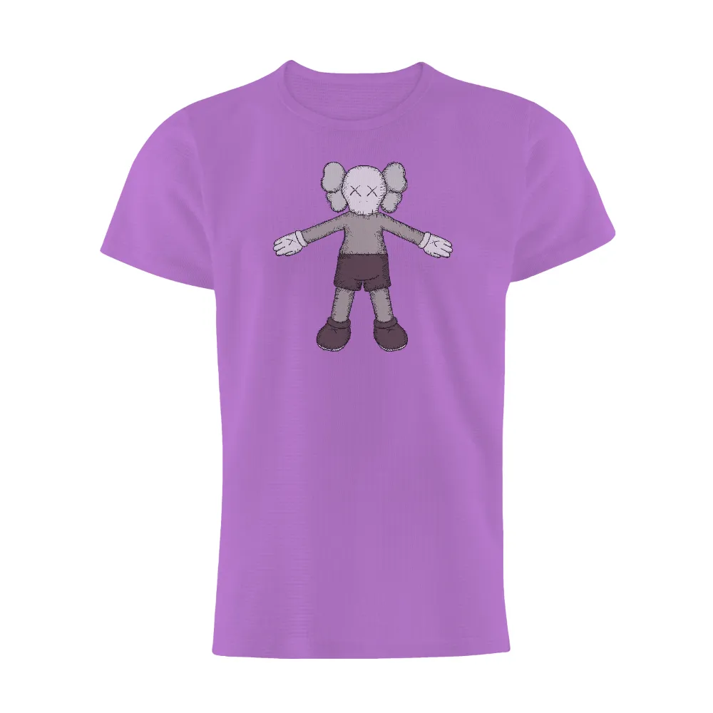 Custom T-Shirt Printing: Resilient Doll with Stitched Eyes - Artistic Design|nostalgia t shirts online